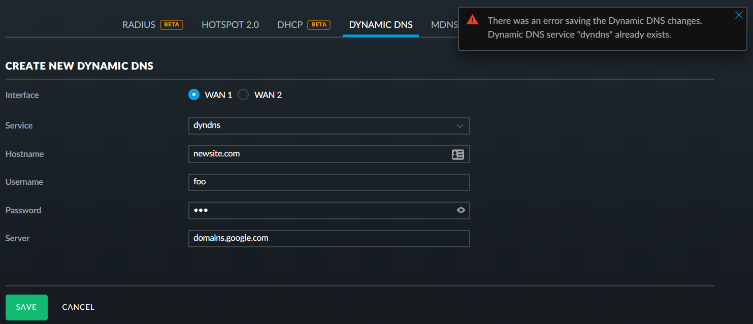 Unifi USG DynDNS limitations
