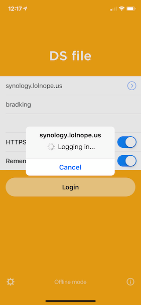 Synology mobile apps with LetsEncrypt reverse proxy