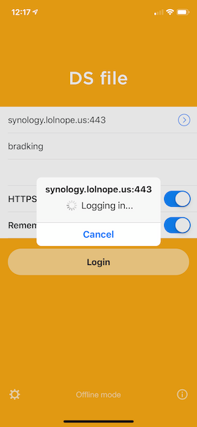 Synology mobile apps with LetsEncrypt reverse proxy