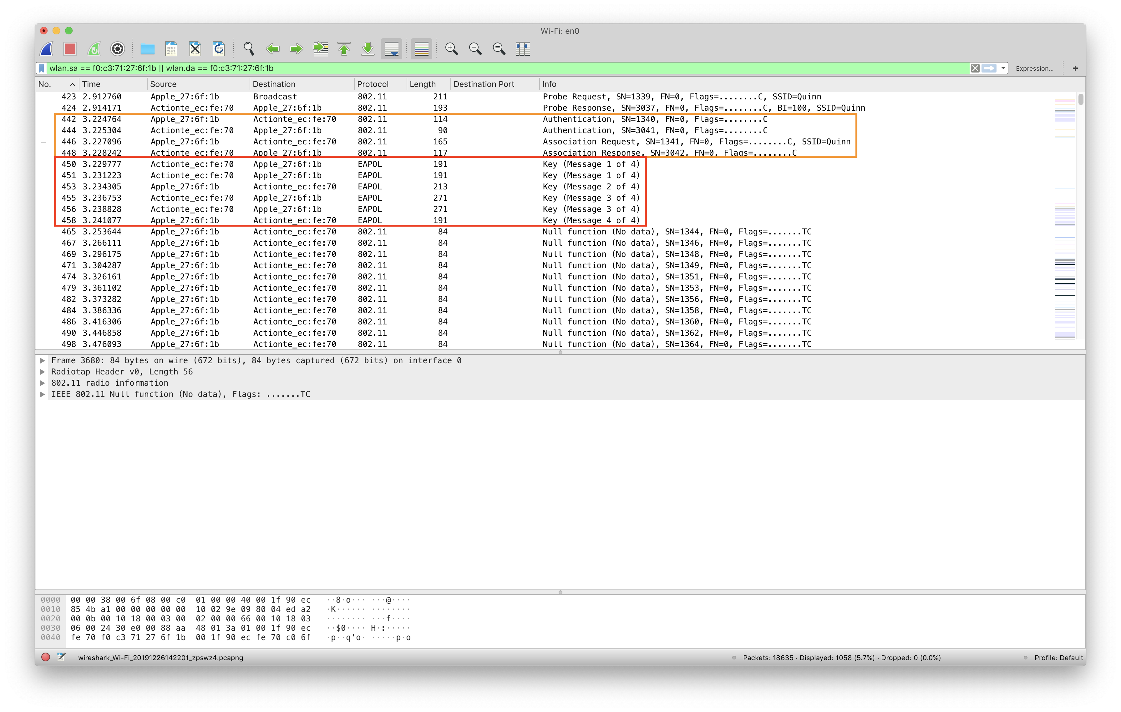 Capturing WiFi traffic